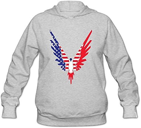 Women's Logan Paul Logang Logo American Flag Adult Hooded Sweatshirt