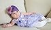 6 Pack Baby Hat - Baby Girl Shower Gifts - Perfect for Newborns, and Twins - Baby Photo Prop - Newborn Photography - Baby Clothes(light pink, dark pink, white, blue, and purple)