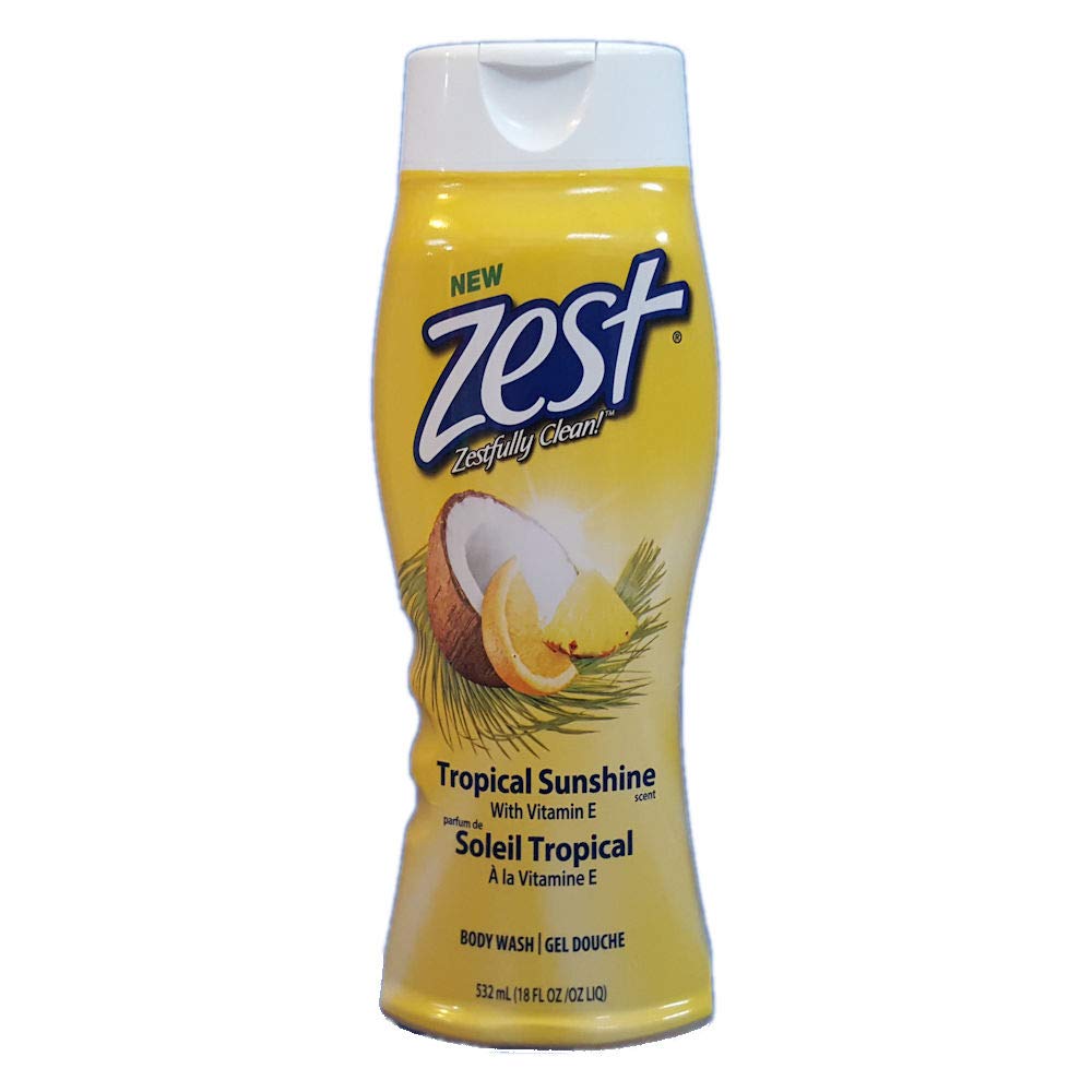 Buy ZEST BODY WASH TROPICAL SUNSHINE 18 OZ Online at Low Prices in