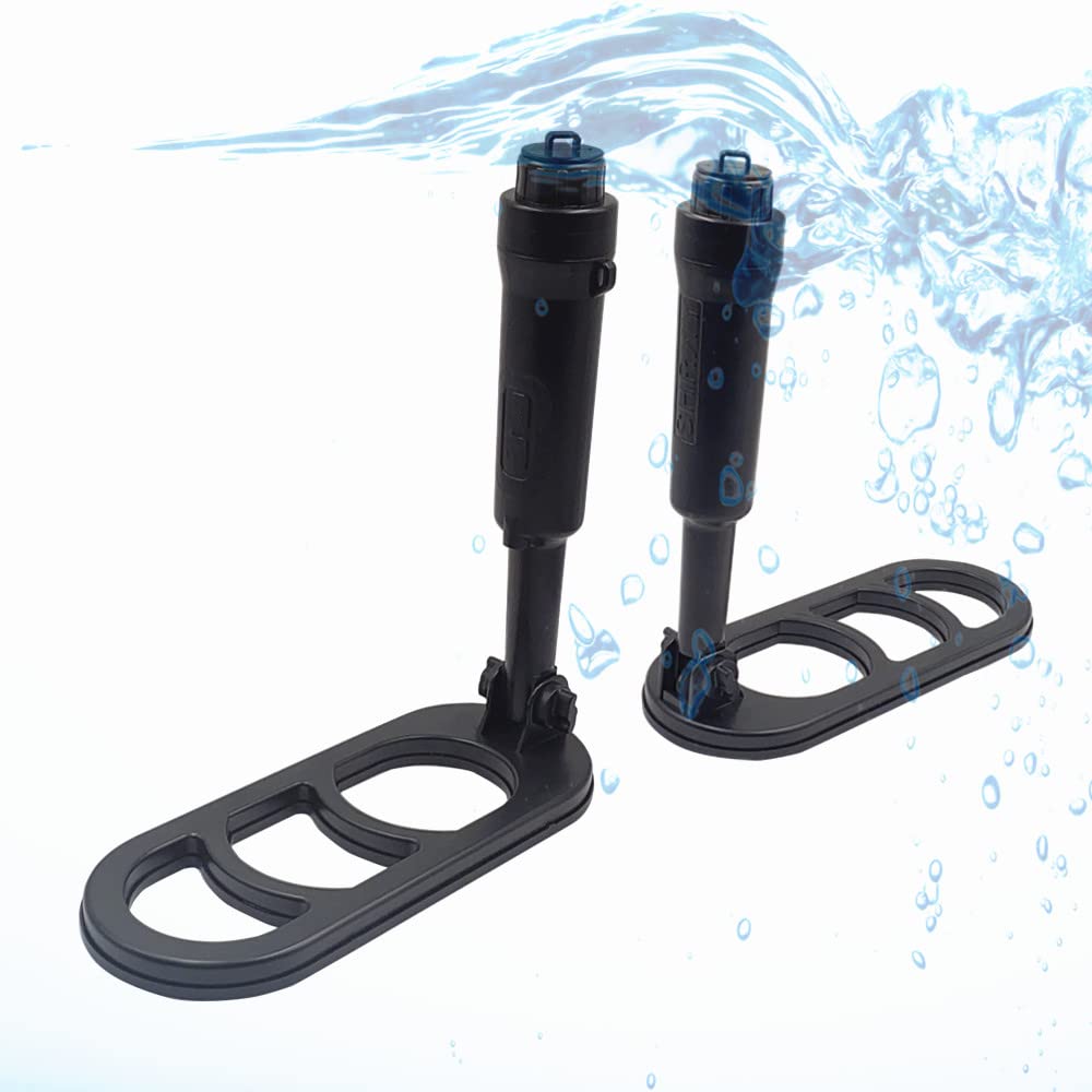 Waterproof Scuba Metal Detector Folding Version Pulse Coil Pulse Scan Detecting-Black
