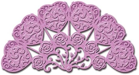Spellbinders "Victorian Fan" D-Lites Dies, Brown, Metal, Various