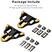 Rapify SPD Cleats for Cycling Shoes Compatible with Shimano SPD Shoes SPD Pedals for 2 Hole Indoor Spin Bike Shoes & Road Cycling Shoes (for SPD-SL 6 Degree)