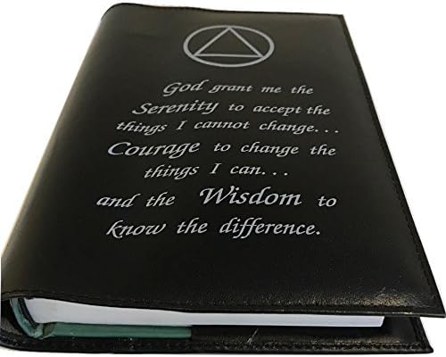 100% All Genuine Leather AA Book Cover - Black