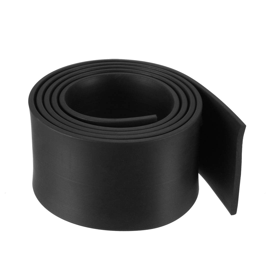 sourcing map Solid Rectangle Rubber Seal Strip 45mm Wide 3mm Thick, 1 Meter Long Black