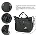 Vbiger Messenger Bag Handbags For Women Waterproof Nylon Fabric Shoulder Bag (Black)