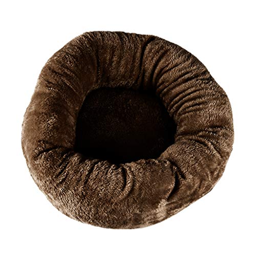 Pet Products Soft Fleece Pet Dog Puppy Cat Warm Bed House Plush Cozy Nest Mat Pad (Brown, 27.34"x11.48") - Thumbnail 4