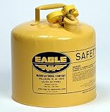 Safety Cans - 5 Gallon Yellow Type I Safety Can - SAFETY-EG-UI-50-SY