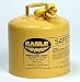Safety Cans - 5 Gallon Yellow Type I Safety Can - SAFETY-EG-UI-50-SY primary