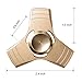 ZYCCW Metal Copper Hand Spinner, Ultra Speed EDC Spinner Fidget Toy for Relieving Stress (Gold)