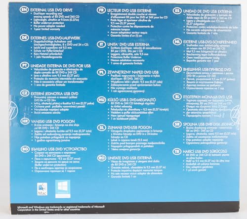 HP USB External DVDRW DriveNew Retail, F6V97AANew Retail)