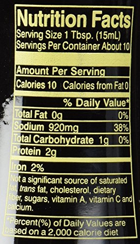 Yamasa Japanese Soy Sauce 5fl oz Glass Bottle Dispenser, Easy Pour Lid, Refillable, No Preservatives Added, 5oz Carafe (2PK)