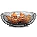 Philippi Decorative Bowl, Stainless Steel, Black, 40 x 40 cm