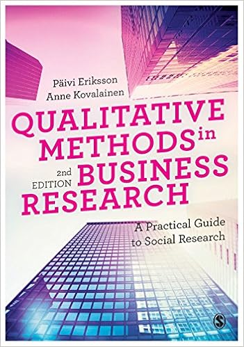 Qualitative methods in business research a practical guide to social research