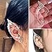 OwMell 1 Pair Elven Ear Cuffs Filigree Cosplay Fairy Elf Ear Cuffs Fantasy Costume Ears