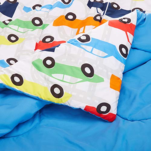 image for AmazonBasics Easy Care Super Soft Microfiber Kid's Bed-in-a-Bag Beddin