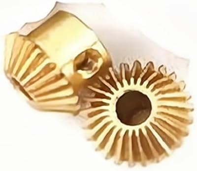 GRESIK 2pcs 0.5M 25T Brass Bevel Gear 1:1 Module 0.5 90 Degree Drive Gear Bore