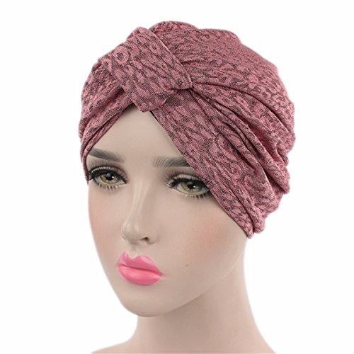 Qhome Luxury Stretchy Cotton Beanie Turban Headwrap Chemo Cap