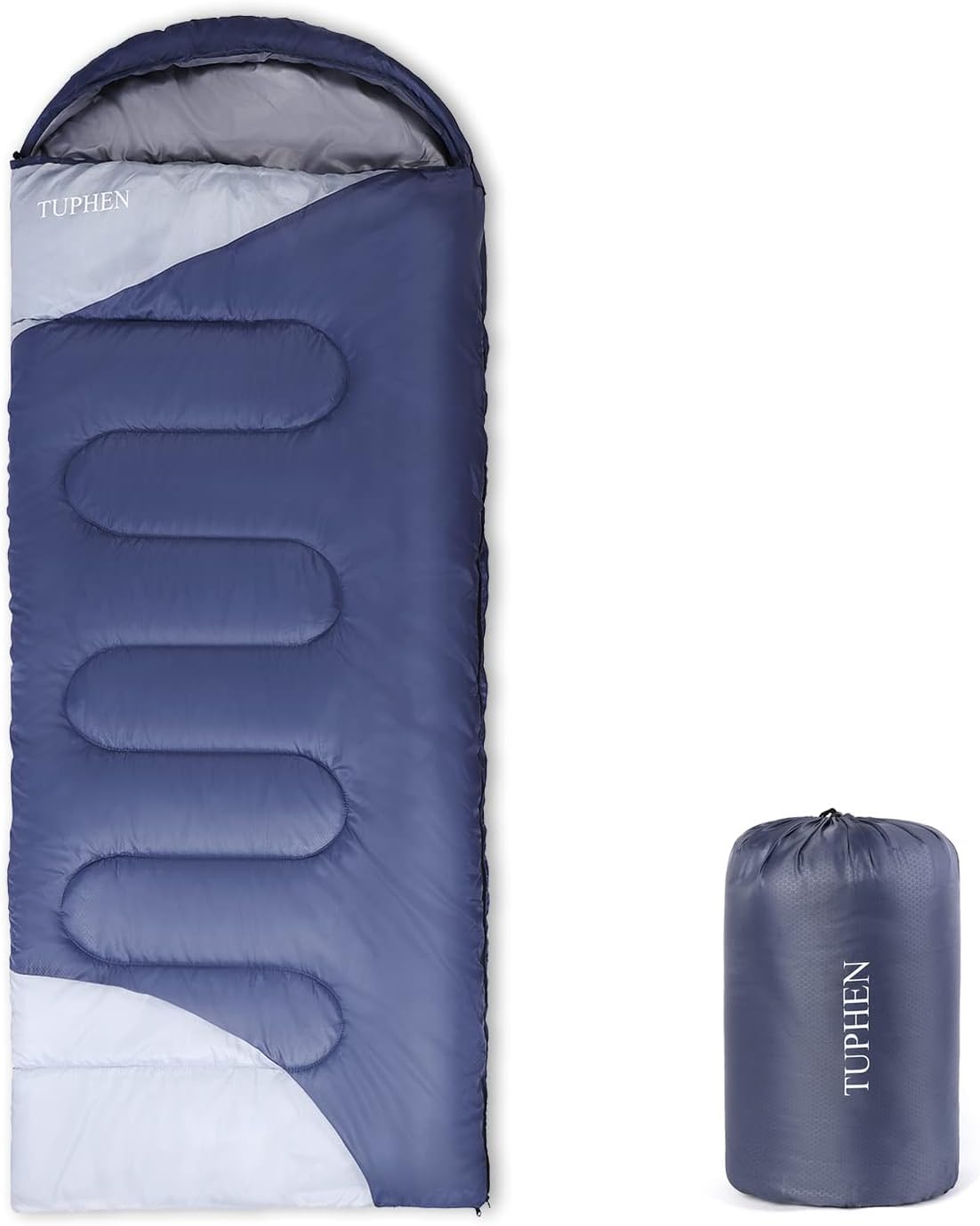 Photo 1 of tuphen - XL Sleeping Bags: 3-4 Seasons Warm Cold Weather - Waterproof Camping Sleeping Bag for Hiking Backpacking Outdoor - Lightweight Packable Travel Gear Summer Winter - Adults Kids Girls Boys