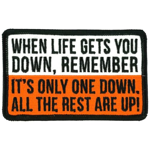 Milwaukee Leather 4" One Down Rest Up Patch - 4W X 3H