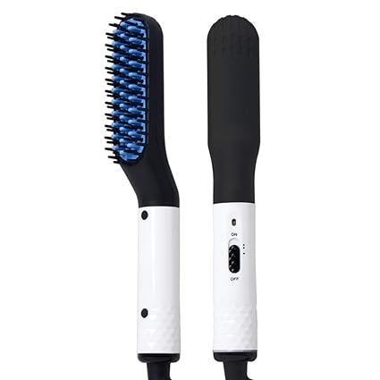 Men Quick Beard Straightener Comb Electric Quick Hair