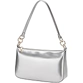 GAYI URBAN Glossy Faux Patent Leather Shoulder Bag for Women, Shiny Casual Clutch Purse, Mini Trendy Y2K Handbag