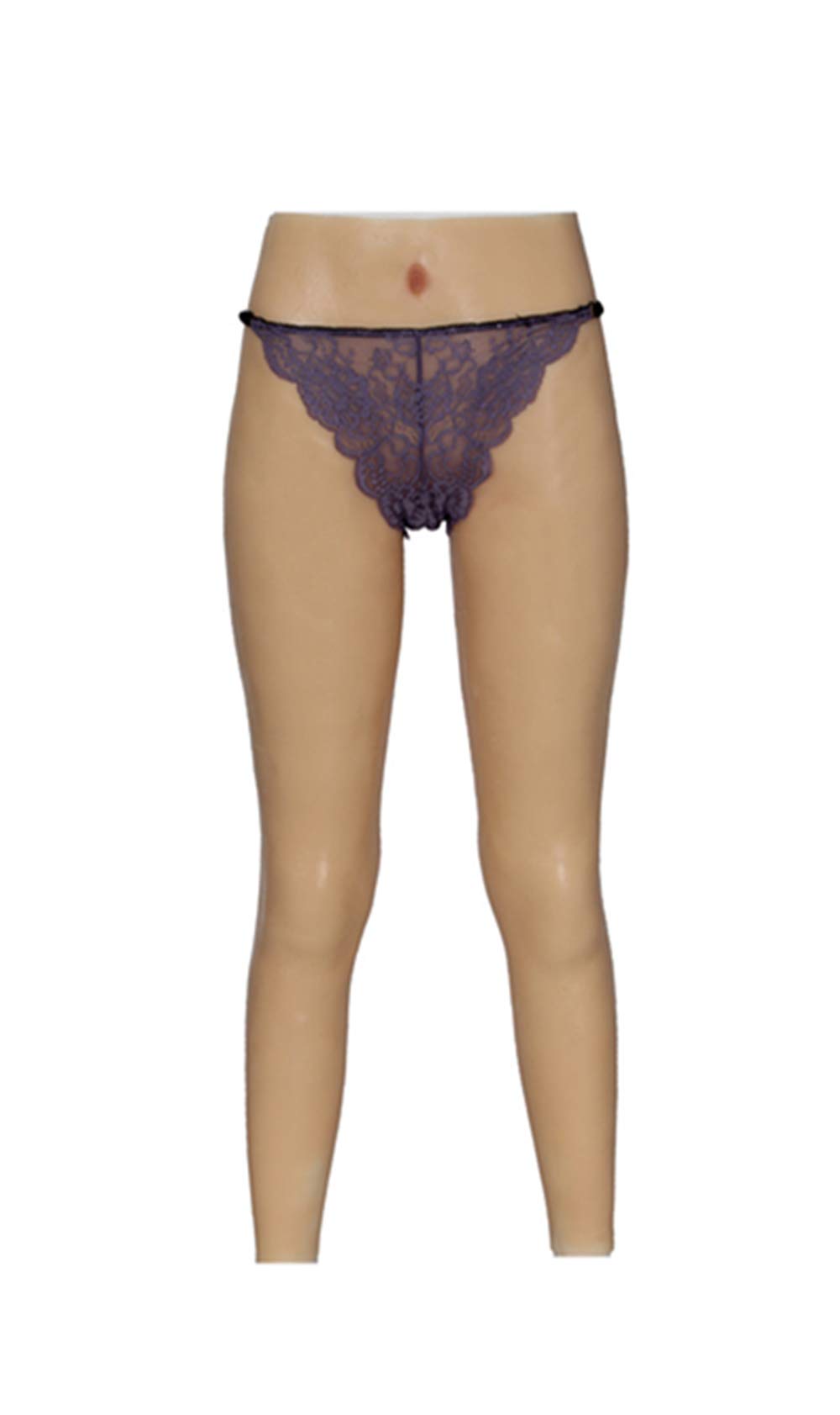 F & Y Female Silicone Penetrable Vagina Trousers for Transgenders