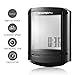 ENGREPO Bike Computer, Wireless Bicycle Speedometer, Multi Function Waterproof Cycling Odometer with Large LCD Screen Display（Black)