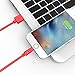KINPS Apple MFi Certified Lightning to USB Cable iPhone Charger Cord (10ft/3m) Super Long Compatible with iPhone Xs/XS Max/XR/X/8/8 Plus/7/7 Plus/6S/6S Plus/6/6 Plus/SE, iPad Pro/Air/Mini (Red)