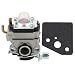 Buckbock Carburetor for WYL-115 Honda GX22 GX31 Engine ZM-5 Tiller Harmony FG100 16100-ZM5-A95 16100-ZM5-A930 Carb for Honda HHE31C Edger HHT31S UMK431 UMK431K1 Trimmer Brush Cutter 16100-ZM5-809
