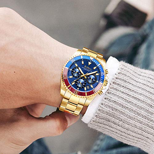 Mens-Watches-Chronograph-Stainless-Steel-Waterproof-Date-Analog-Quartz-Fashion-Business-Wrist-Watches-for-Men