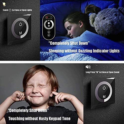 KITASST 12v DC Touch Dimmer Switch with Remote Control for LED RV