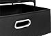 Ameriwood Home Sidney 3 Bin Storage End Table, Black