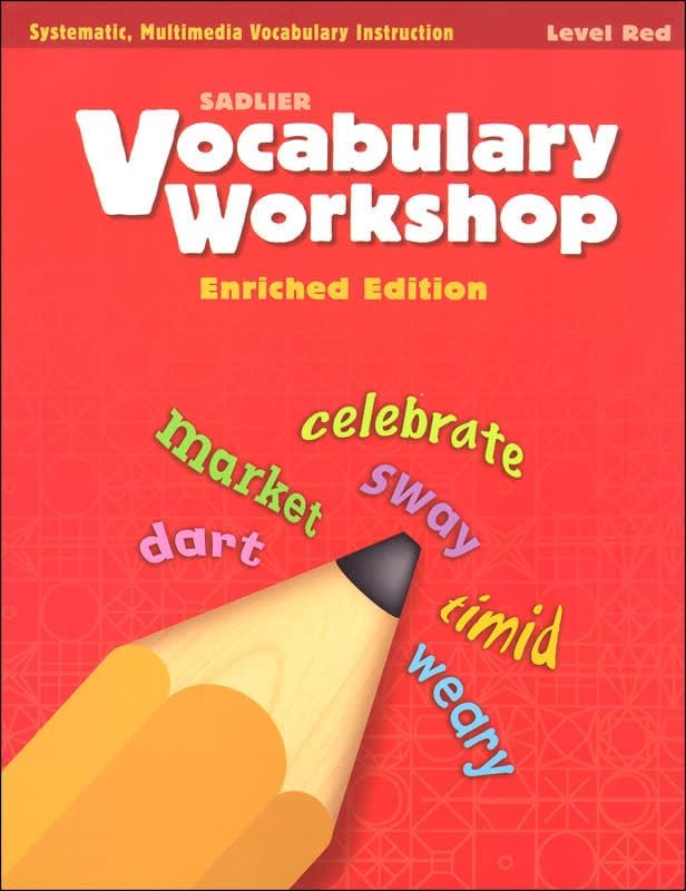 Vocabulary Workshop, Level C, Teacher's Edition: Jerome SHOSTAK
