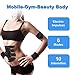 UYGHHK Abs Stimulator Muscle Trainer Ultimate Abs Stimulator Muscle Toner Toning Belt EMS ABS Toner Fitness Equipment for Abdomen/Arm/Leg + Butterfly Massager,10 Extra Gel Pads