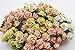 Thai Decorated 100 pcs Mini Paper Flowers Rose Mixed Yellow Color Mulberry Paper Flower 15 mm Scrapbooking Wedding Card Supplies Embellishment Craft Paper Flowers.