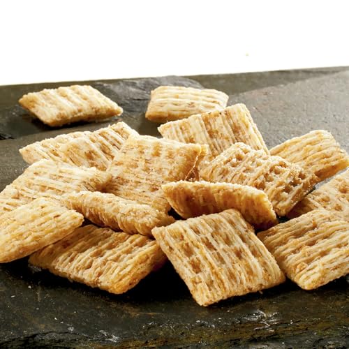 TRISCUIT MINIS ORIGINAL WHOLE GRAIN WHEAT CRACKERS, VEGAN CRACKERS, BULK LUNCH SNACKS, 20 SNACK PACKS