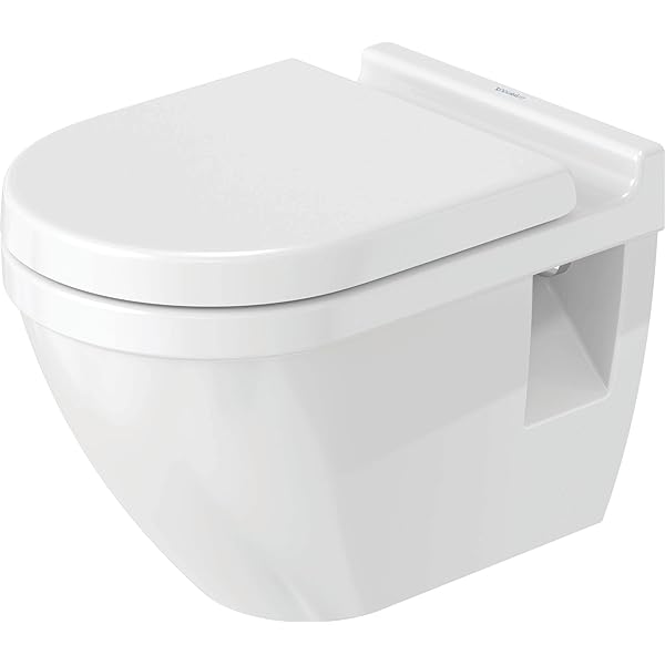 Duravit ME by Starck Wall-Mounted Toilet White with HygieneGlaze  