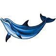 Bottlenose Dolphin B Porcelain Swimming Pool Mosaic (18" x 8")