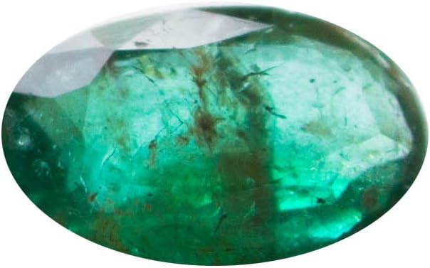 Green Natural Zambian Emerald Gemstone| 8.90 x 5.50 x 3.20 mm Oval Faceted Loose Cut Stone | 1.10 Carat |Jewelry making| Panna |Certified Gem|Ring Size Gemstone|AAA Quality|Healing May Birthstone