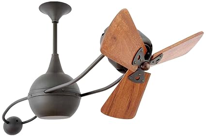 Matthews Fan Company B2k Bk Wd Ceiling Fan Black Finish