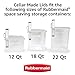 Cellar Made Sous Vide Lid for ChefSteps Joule fits 12, 18 & 22 Quart Rubbermaid Containers Made in USA
