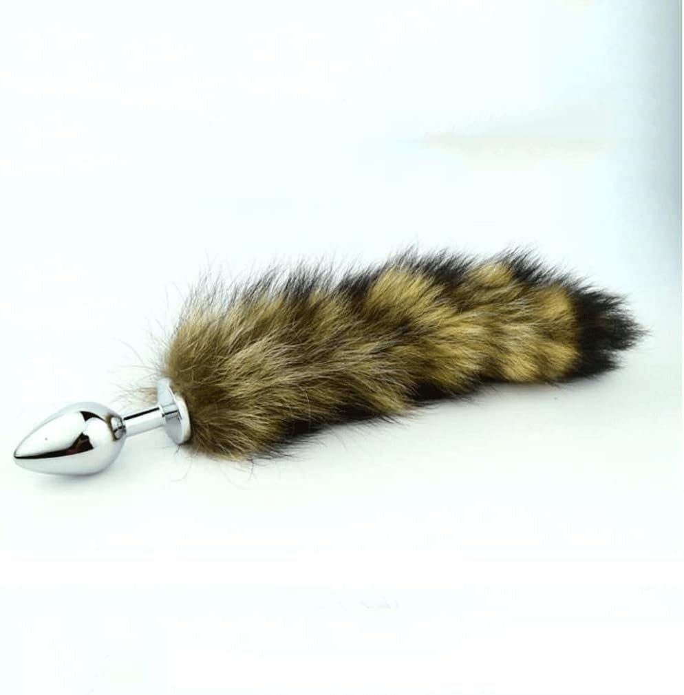 LLFX Metal an-àl Plug Fox Tail Smooth and Comfortable Massage for Women's Toy Jeans,Sunglasses