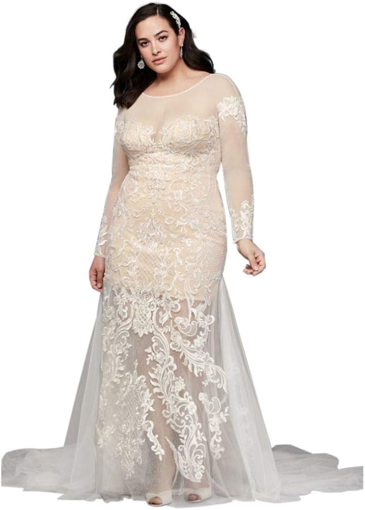 davids bridal plus size wedding dresses