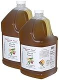Olive Oil - Pomace Grade - Food Grade - 2 Gallons 256 oz - 2 x 1 Gallon Containers - Safety Sealed HDPE Container with resealable Cap