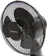 Signature 9” 2 Speed Desk Fan with Oscillation Black S40008B view 8
