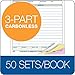 Adams Packing Slip Book, 3-Part, Carbonless, 5-9/16 x 7-5/16 Inches, 50 Sets per Pad (T5082) White/Canary/Pink