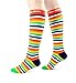 Blue Beat Sports Women Rainbow Graduated Compression Socks for Running Pregnancy Flight Travel - 15-20 mmHg Support Compression Stockings