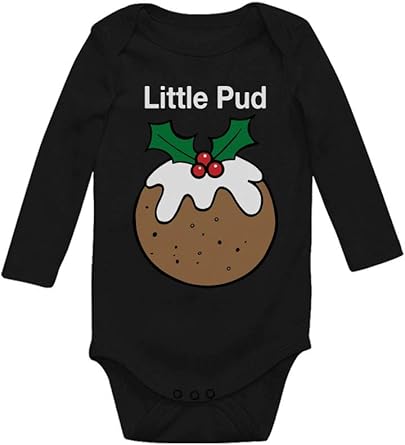 christmas pudding baby grow