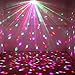 Intsun Bluetooth Portable Rechargeable Speaker with Stage Lights, Disco Ball Light Speaker RGB Color, LED Crystal Ball Auto Rotating with FM Radio,for TF Card, for Party Wedding Birthday Club