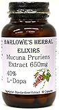 Mucuna Pruriens 40% L-dopa Extract - 60 650mg VegiCaps -Stearate Free, Bottled in Glass! FREE SHIPPING on orders over $49!